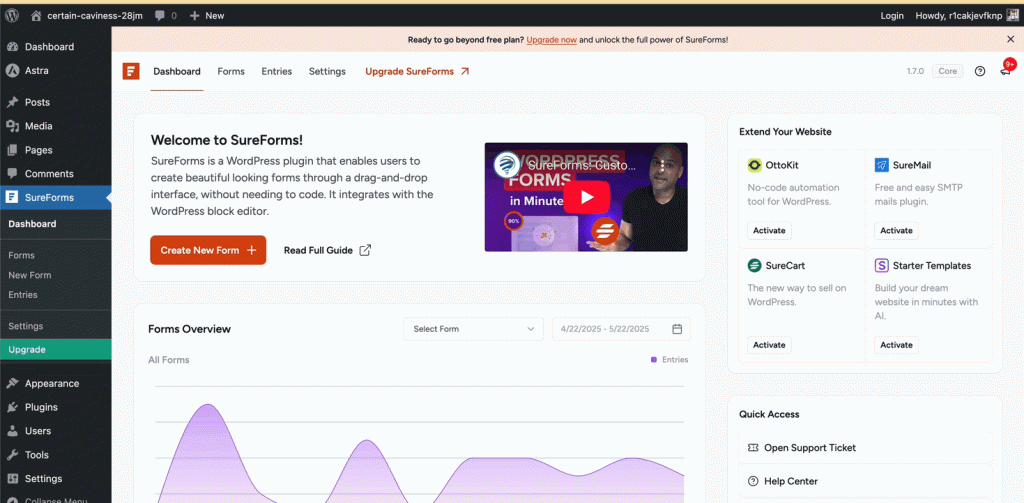 Creating and Publishing a Form New Form