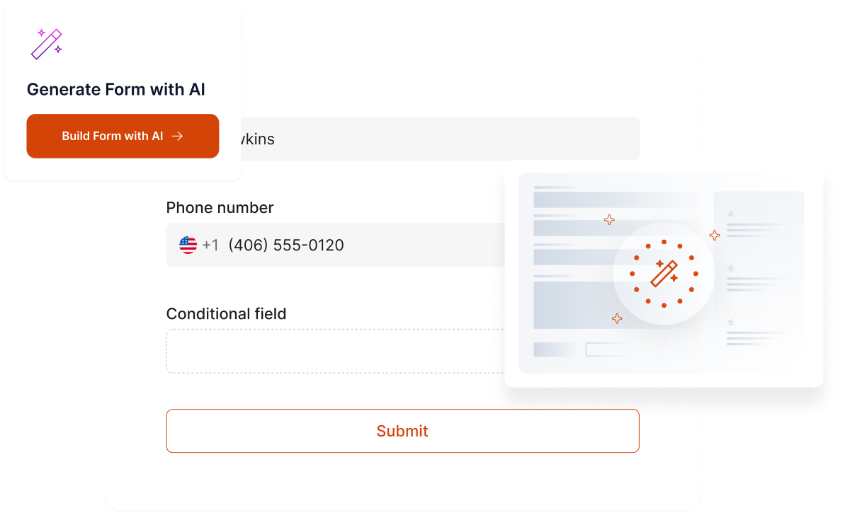 AI Form Builder Desktop Image AI Form Builder