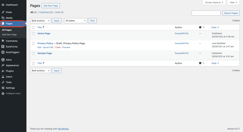 Embed & Display Forms Using Elementor select or add a new page