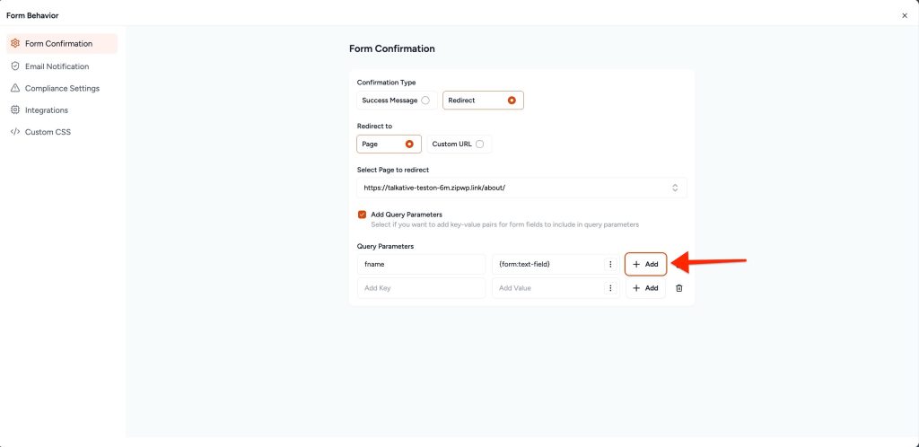 click the “Add” button 