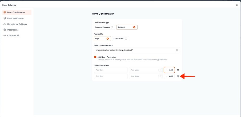 click the trash icon 