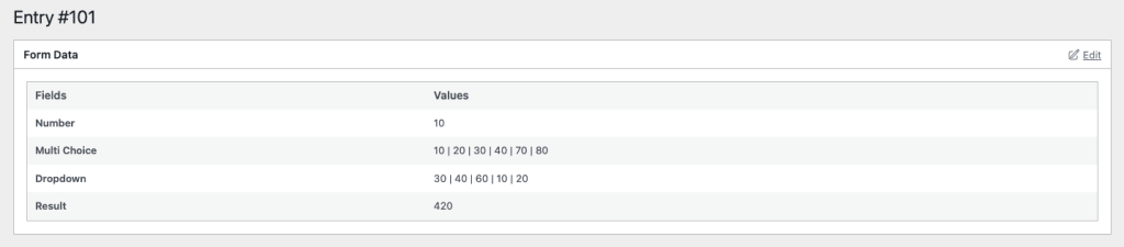 Entries Management Feature Guide symbol (|)