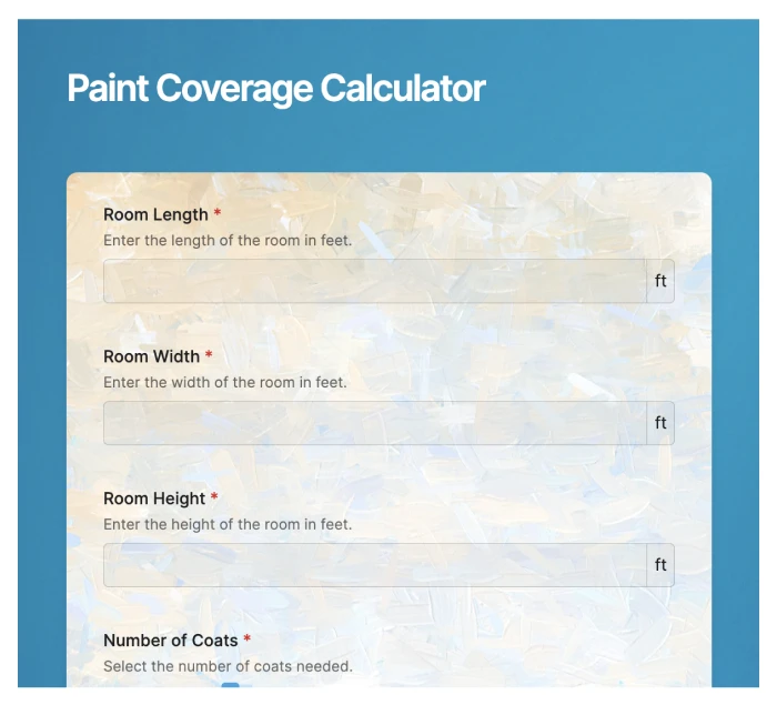 paint-coverage-calculator Paint Coverage Calculator