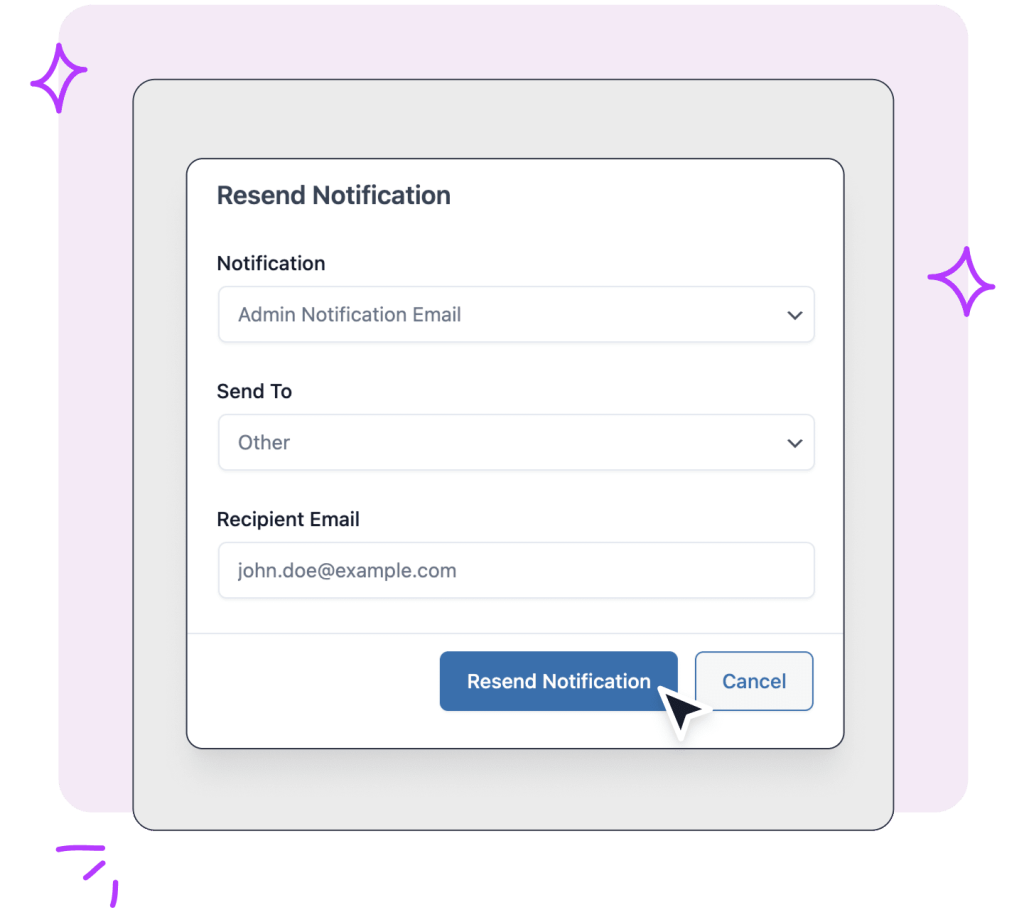 resend-notifications Resend Notifications