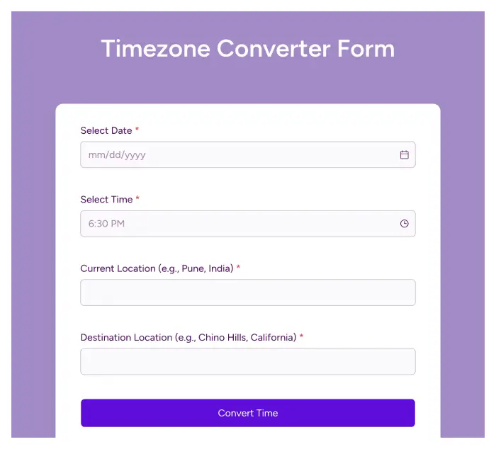 timezone-converter Timezone Converter
