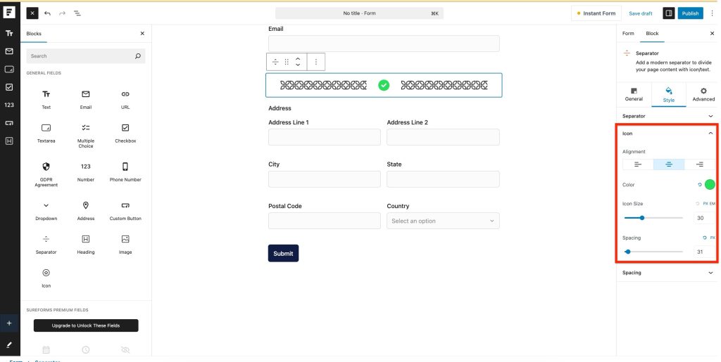 Add New Form ‹ SureForms — WordPress 2025 07 02 At 7.08.26 PM 1024x515