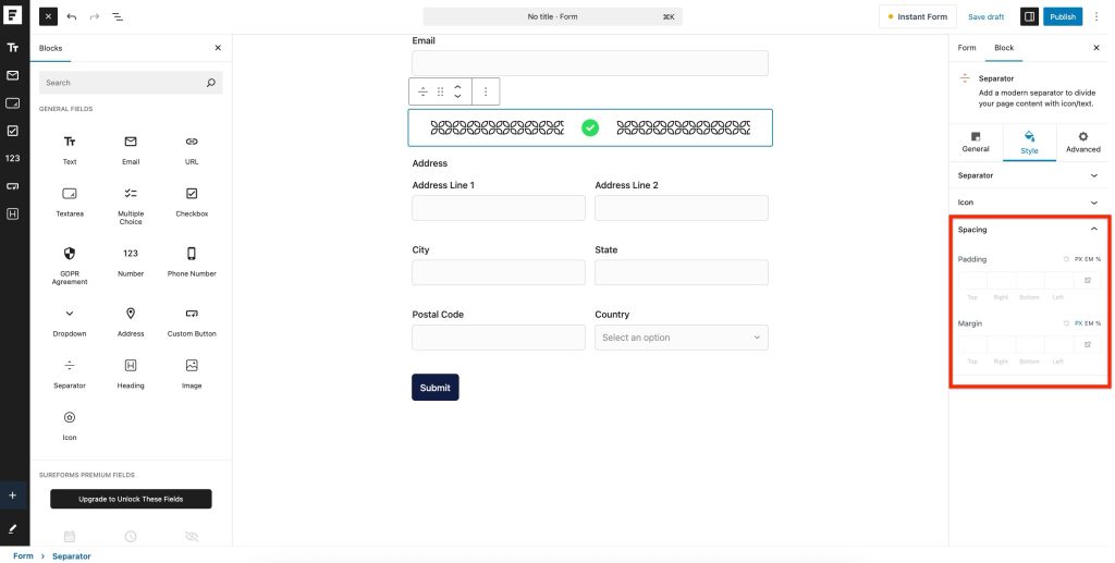 Add New Form ‹ SureForms — WordPress 2025 07 02 At 7.10.36 PM 1024x517