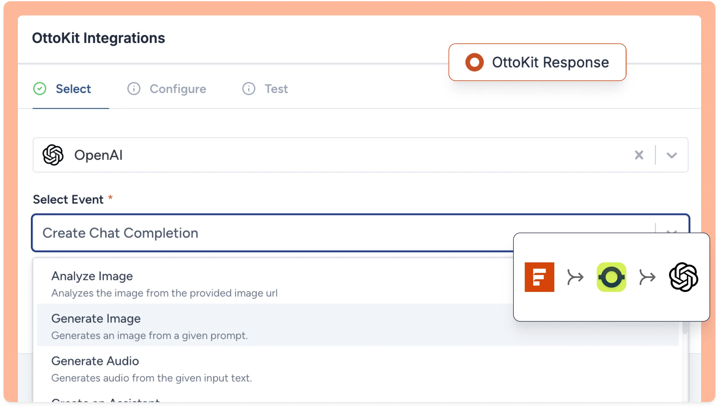 ottokit-integrations Custom App