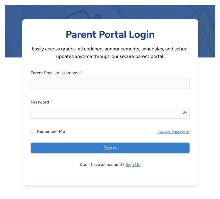 parent-control-form Parent Control