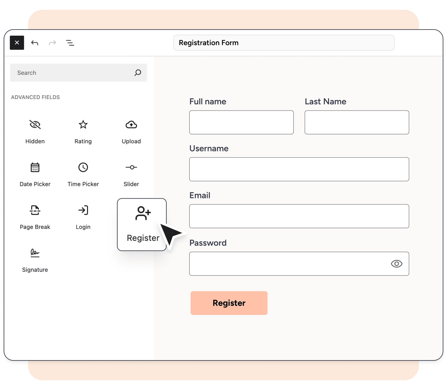 registration-visual Registration Form