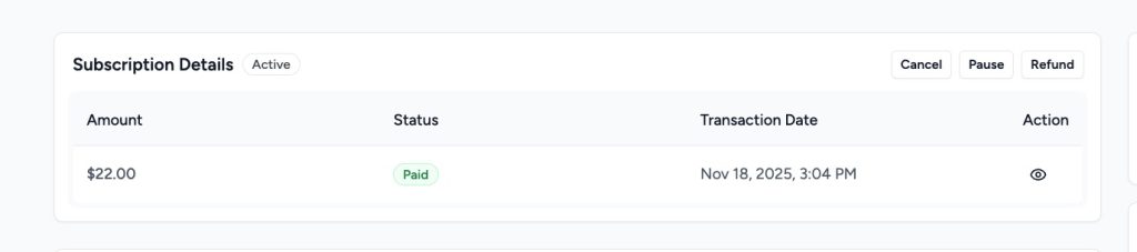 SureForms Payments billing details