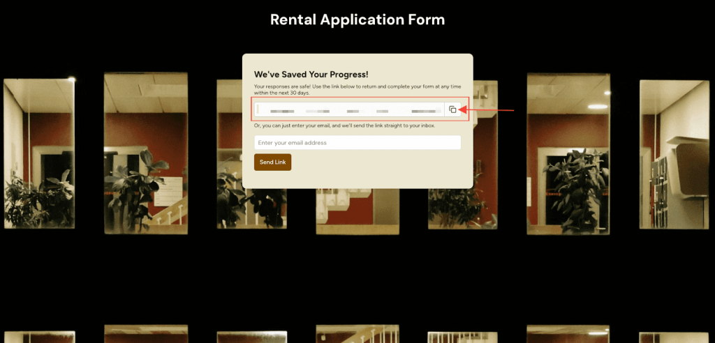 Save & Progress in SureForms Resume URL