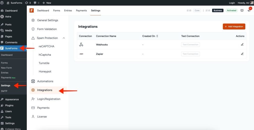 SureForms Integration with Mailchimp image