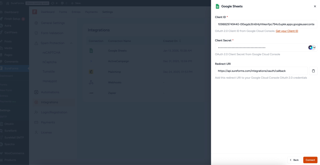 Paste it into the plugin settings.
